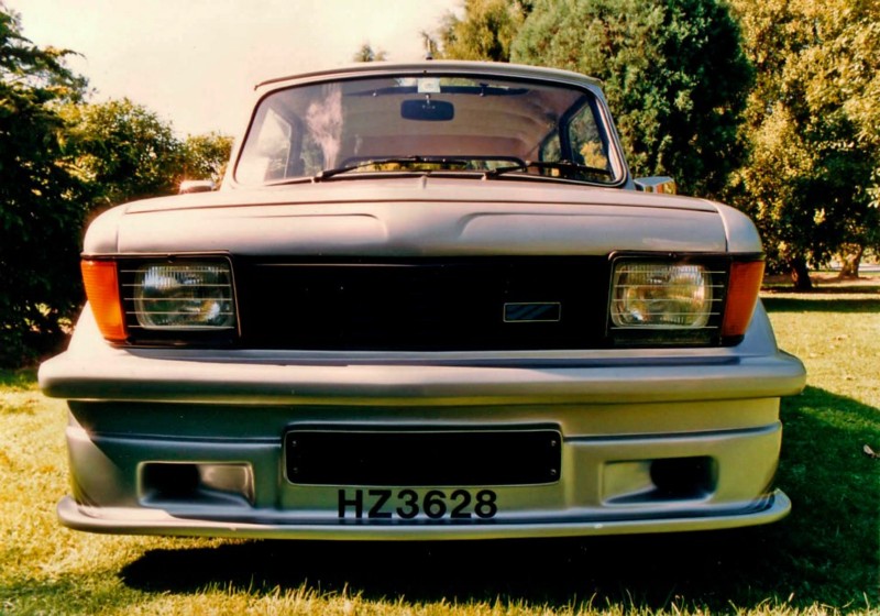 1978 Mini Clubman, custom built by Tony Axcell. On the road in 1980 4.jpg