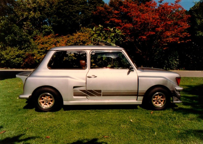 1978 Mini Clubman, custom built by Tony Axcell. On the road in 1980 2.jpg